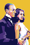 Fred Astaire and Rita Hayworth Digital Art by Retro Movie Posters Fred Astaire and Rita Hayworth Digital Art by Retro Movie Posters
