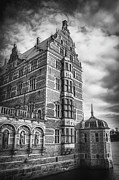 Frederiksborg Castle Hillerod Denmark Black and White  Photograph by Carol Japp