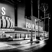 Fremont Street Experience BW Triptych_3 Photograph by Az Jackson