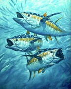 Frenzy Painting by Guy Crittenden