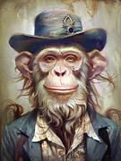 Friendly Faces IV Painting by Steve Hunziker