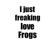 Frogs Lover Funny Gift Idea Animal Love Digital Art by Jeff Creation
