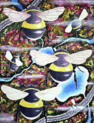 From the Eyes of the Bumblebees Mixed Media by Michael Freeman