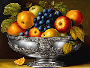 Fruit Bowl Still Life I Photograph by Cate Franklyn