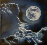 Full Moon Painting by Benjamin Ragland Full Moon Painting by Benjamin Ragland