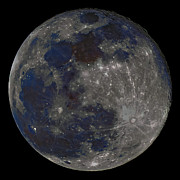 Full Moon Color Photograph by Mark Jackson
