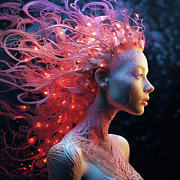 Futuristic Woman Portrait 06 Digital Art by Matthias Hauser Futuristic Woman Portrait 06 Digital Art by Matthias Hauser