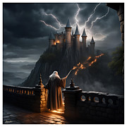 Gandalf Magic Digital Art by Greg Joens