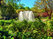 Garden Fountain Photograph by Amy Dundon