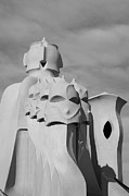 Gaudi Casa Mila Garden of the Warriors 2 Photograph by Richard Reeve