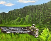 Scenic View Painting by Aimee Carlson