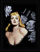 Gentlemen Prefer Blondes by Earle Kulp Bergey Art Deco Vintage Old Masters Reproduction Painting by Rolando Burbon