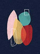 Geometric Modern Art 1- Art by Linda Woods Mixed Media by Linda Woods Geometric Modern Art 1- Art by Linda Woods Mixed Media by Linda Woods