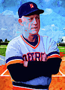 George Lee Sparky Anderson Digital Art by Pheasant Run Gallery George Lee Sparky Anderson Digital Art by Pheasant Run Gallery