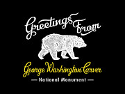George Washington Carver National Monument Bear Digital Art by Flo Karp