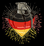 Germany Explosive German Love Digital Art by Mister Tee