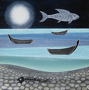 Ghost of a Fish Painting by Jennifer Baird