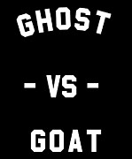 Ghost Vs Goat Digital Art by Flippin Sweet Gear