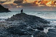 Giant's Causeway Sunset, Co Antrim, Northern Ireland Photograph by Adrian Hendroff