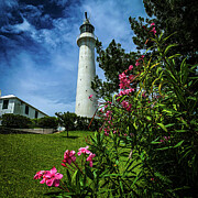 Gibbs Hill Lighthouse and Flowers Photograph by Jim Feldman Gibbs Hill Lighthouse and Flowers Photograph by Jim Feldman