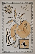 Gigante Caribeno Sax Solo Painting by Oscar Ortiz