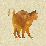 Ginger Cat Digital Art by Bamalam Art