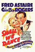 GINGER ROGERS and FRED ASTAIRE in SHALL WE DANCE -1937-, directed by MARK SANDRICH. Photograph by Album