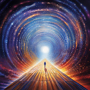 Glimpses of the Afterlife Painting by Lourry Legarde