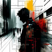 Glitch Abstract #254 Digital Art by Insidious Arts