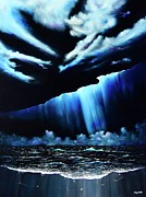 Glowing Seascape Painting by Mary Scott Glowing Seascape Painting by Mary Scott