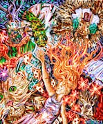 Go Ask Alice  Digital Art by Angela Weddle