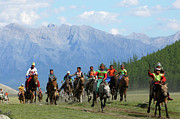 Go to win, fast horse racing Photograph by Elbegzaya Lkhagvasuren