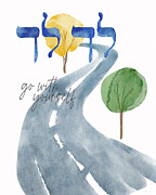 Go With Yourself- Art by Linda Woods Mixed Media by Linda Woods