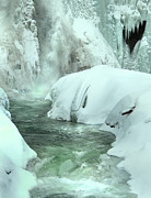 Going the Waterfall Flow Photograph by Nancy Griswold