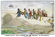 Gold Rush Cartoon, 1849 Photograph by Granger Gold Rush Cartoon, 1849 Photograph by Granger
