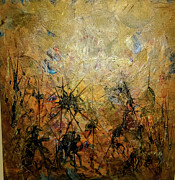 The Golden Night Painting by Karen Lillard The Golden Night Painting by Karen Lillard