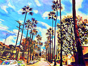 Golden Day Painting by Bonnie Lambert