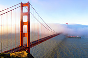 Golden Gate Fog Photograph by David Fountain