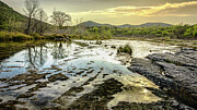 Twilight Reflections on the Frio River - Garner State Park, Texas Hill Country Photograph by Brigitte Blanchette Thompson