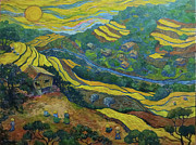 Golden Rice Painting by Paul Hilario
