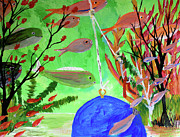 Good Bait Painting by James and Donna Daugherty