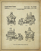 Goofy's Fire Engine Patent Digital Art by Dale Kincaid