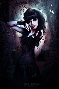 Gothic Vampiress 3 Photograph by Robert Banach