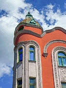 Graceful and Colorful Facade in Bratislava Photograph by Leslie Brashear
