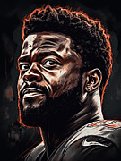 Grady Jarrett Digital Art by Dieu Vuong Kha