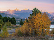 Grays and Torreys Autumn Sunset Photograph by Aaron Spong