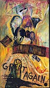 Great Again Painting by Peggy  Blood