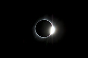 Great American Eclipse of 2017 - Diamond Ring Photograph by J. Mike Reed Jr.