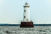 Great Beds Lighthouse, New Jersey  Photograph by Louis Dallara
