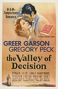 GREER GARSON and GREGORY PECK in THE VALLEY OF DECISION -1945-, directed by TAY GARNETT. Photograph by Album